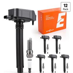 Ignition Coil Pack and Iridium Spark Plugs Kit Replacement for UF(contact info removed)0