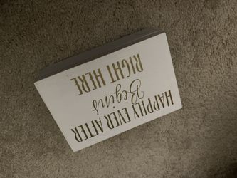 Wedding ring bearer box