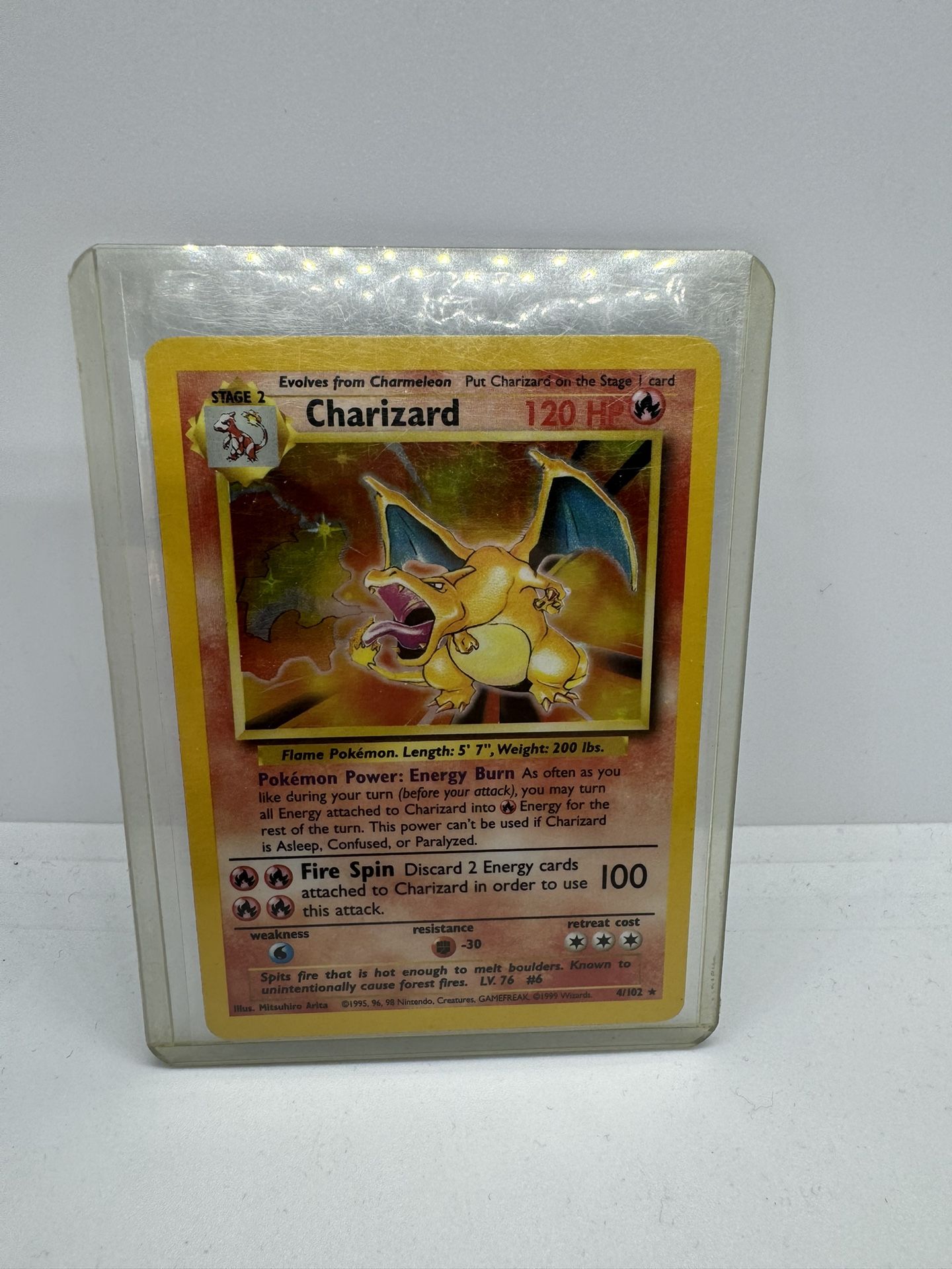 Holographic OG Charizard Pokmon Card - aseduan.cl