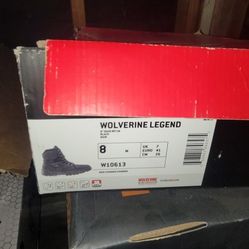 Wolverine Work Boots Size 8 