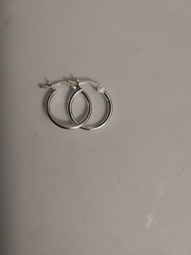 Sterling Silver Hoop Earrings