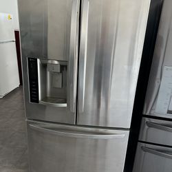 3 Doors Stainless Steel Refrigerator 
