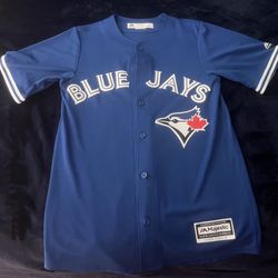 Majestic Cool Base Authentic Toronto Blue Jays Baseball Jersey Men’s Sz. S 