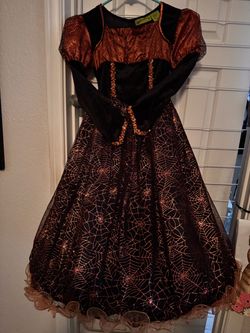 Halloween Witch Costume Dress Girls