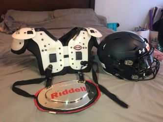 Football helmets sales and shoulder pads