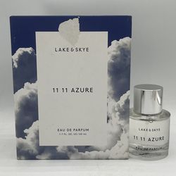 Lake & Skye 11 11 Azure EDP 1.7 oz 50 Ml New In Open Box Authentic *See Details*