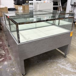 Glass Vitrine With Key