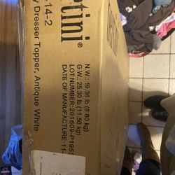 Dresser top changing table 