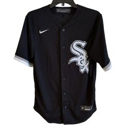 Nike Chicago White Sox MLB Baseball Black Jersey Embroidered Men’s Size: Small

