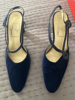 Navy Blue Heels Size 8