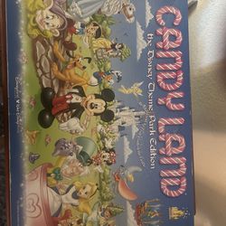 Disneyland Candyland Disney Theme Park Edition Board Game Box Is In Rough Shape