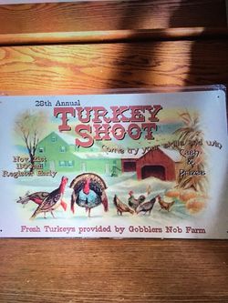 Gobblers Nob Farm vintage style metal sign