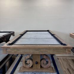 Imperial 8 Foot Barnstable Pool Table with Dining Top and Bench
