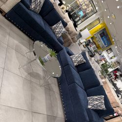 2pc Living Room Set 💙 Blue Color 