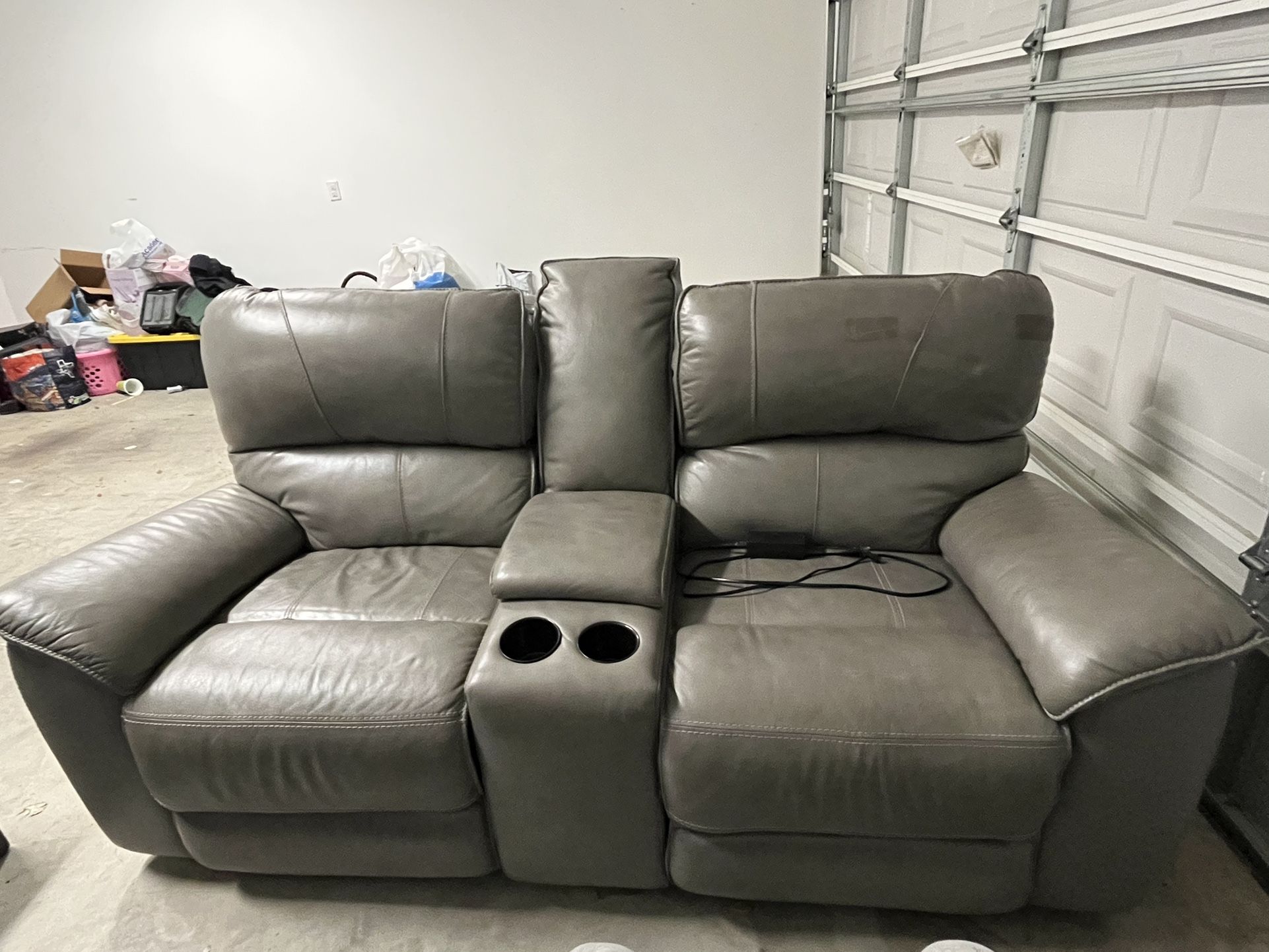 Smart Leather Couch