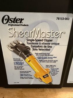 Oster shearMaster single speed clipper