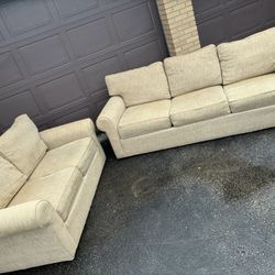 Ethan Allen Sofa Loveseat Set