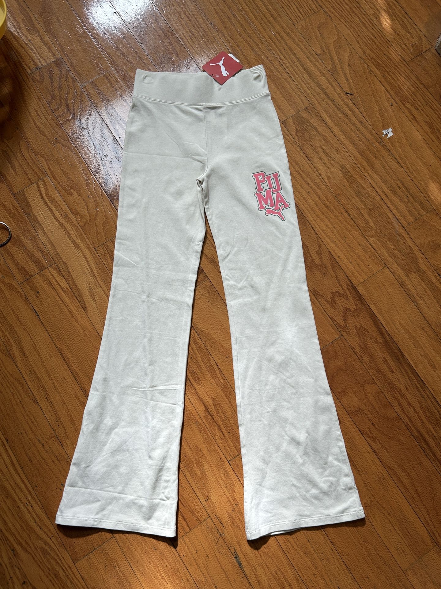 NWT PUMA girls spandex flare leggings Size M 8/10