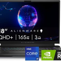 Alienware M18 R2 Gaming Laptop - 18 QHD+ 165Hz 3ms Display, Intel Core i9-14900HX, 32GB DDR5 RAM