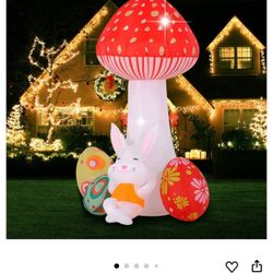 Inflatable bunny 7FT tall
