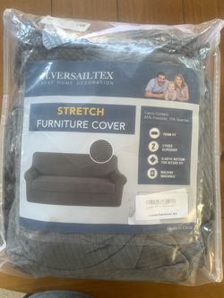 Couch Slip Cover -3 Seat Up To 88 In Grey