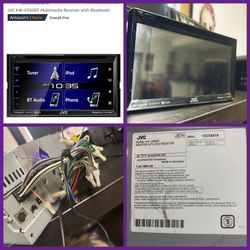 JVC Touchscreen DVD & Rear Camara &bluetooth 
