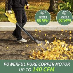 Cordless Leaf Blower -  Battery Not included
