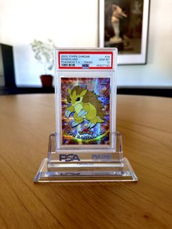 Pokemon 2000 Topps Chrome T.V. Tekno #28 Sandslash PSA 10