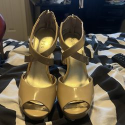 Beige Guess Heels