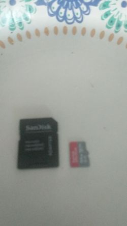 64 GB SanDisk micro with adapter