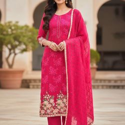 Pakistani Thread and Sequence Work Salwersuit 
