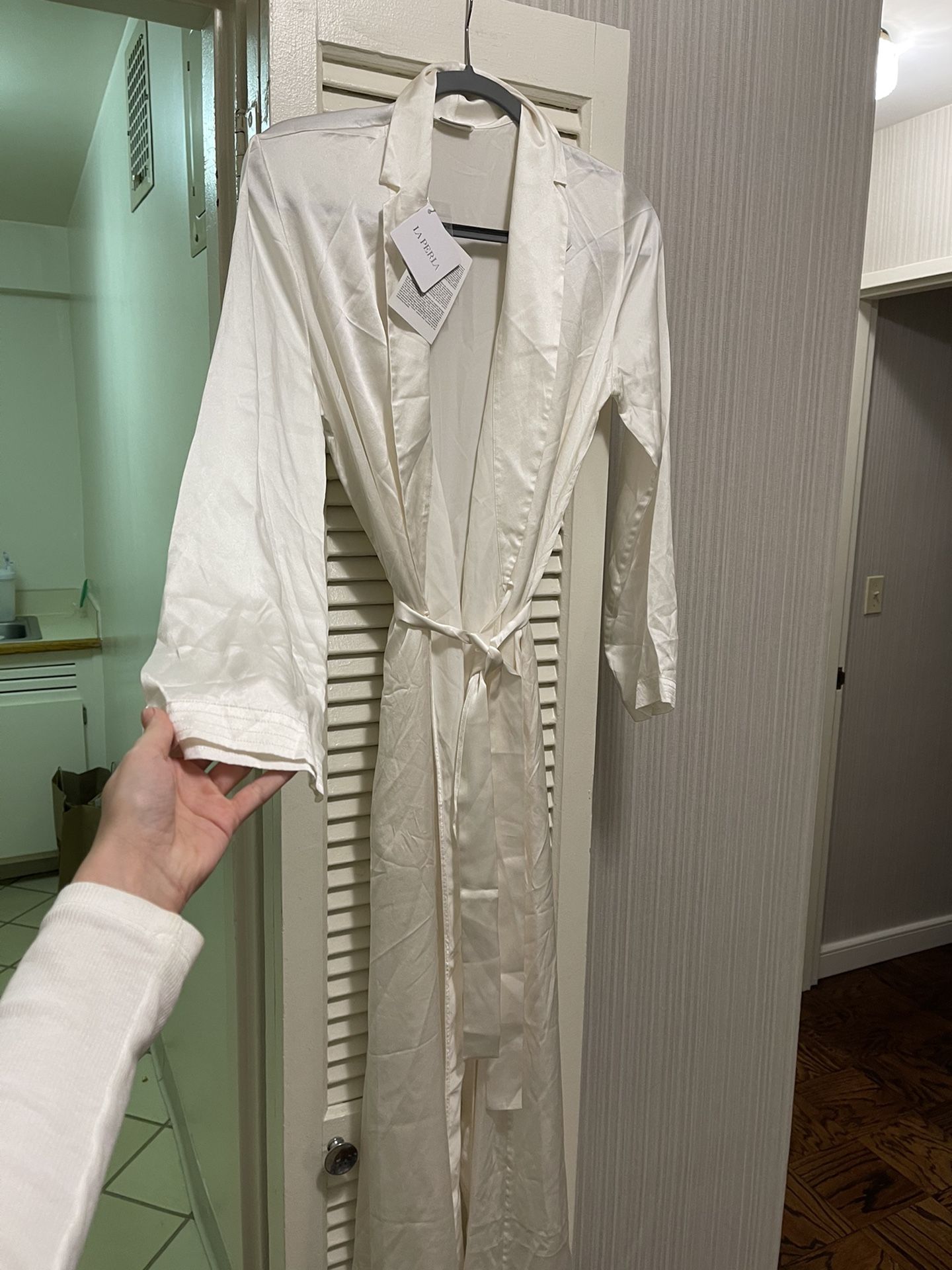 La Perla Belted Silk Robe