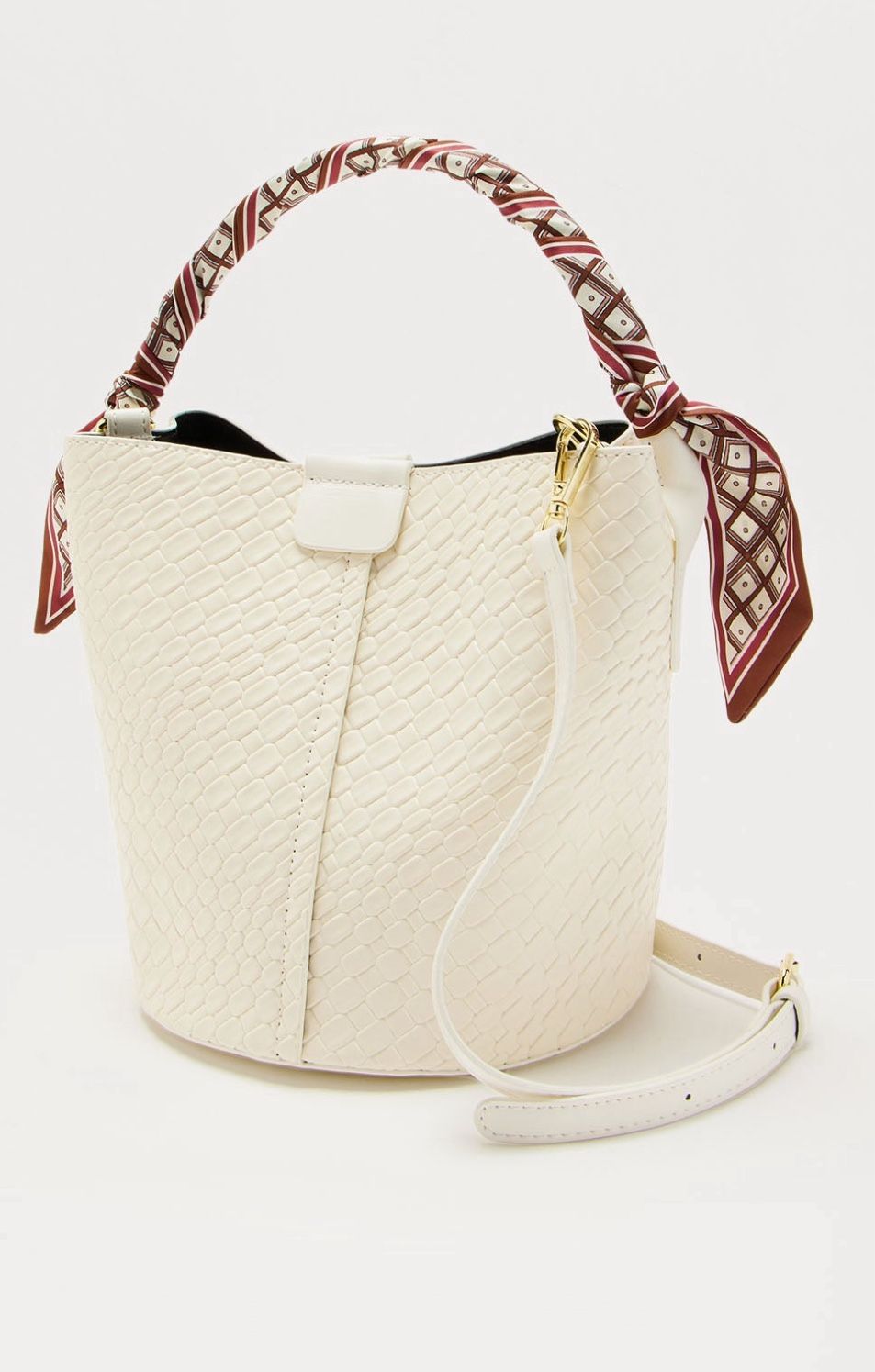 Ivory Handbag w/ Coin purse
