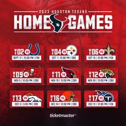 Texans All Games 