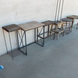 Garden Accents / Tables / Plant Stands - $10 Each