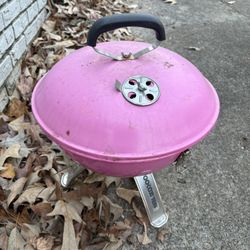 Pink Charcoal Grill