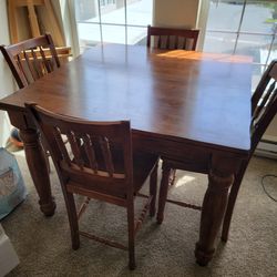 Expandable Wooden Kitchen Table