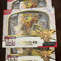 Pokemon Zapdos Ex Collection