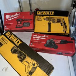 Milwaukee Tools All Brand  New 
