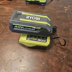 Ryobi 4ah Battery With Charger 