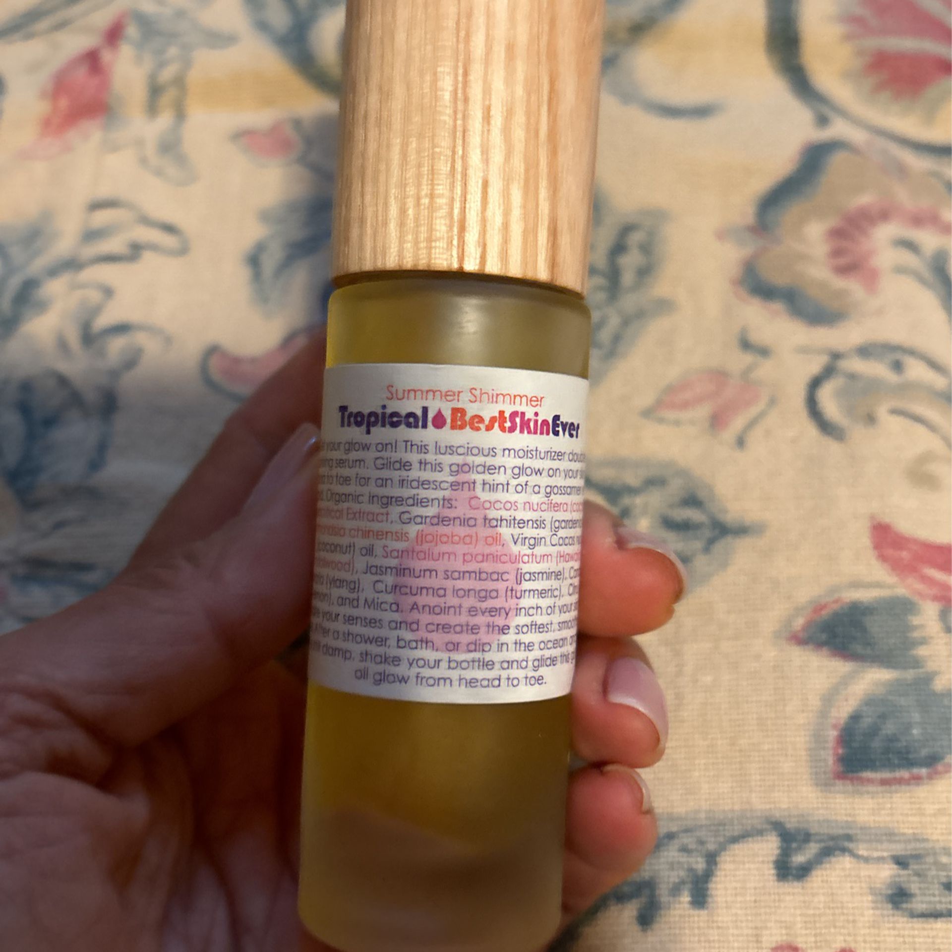 Summer Shimmer Tropical Gardenia Organic Oil , Best Skin Ever