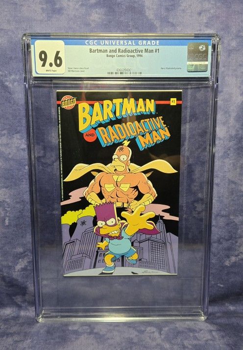 Bartman And Radioactive Man #1, 1994 • CGC 9.6 • Hero Illustrated Promo Ashcan