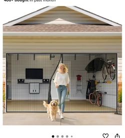 Screen for two car garage