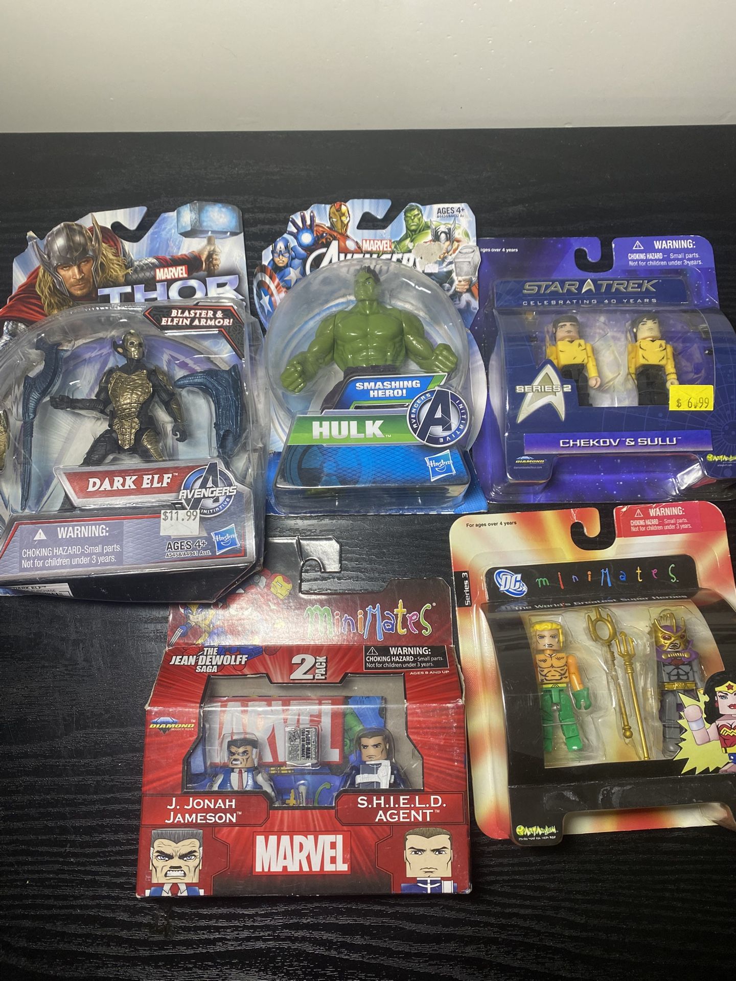 Marvel/DC Mini Small 5 Figures Bundle lot