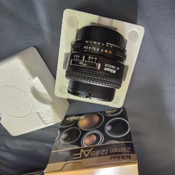 28 MM Nikon Lens 