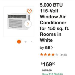 Window Air Conditioner 5000 BTU