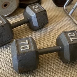 70 Pound Dumbbells 