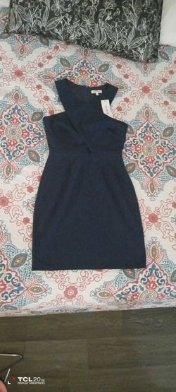 JustFab Women's Small Royal Blue Jersey Dress  Thumbnail