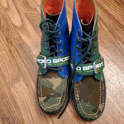 Polo Sport Ralph Lauren Camo Boots sz 9d