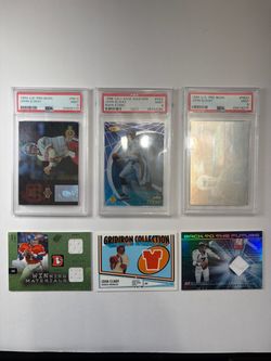 John Elway PSA 9 and patch cards number cards